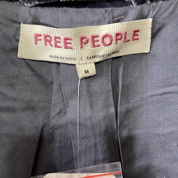 Free People Faye Velvet Jacket Size M - Picture 8 of 8